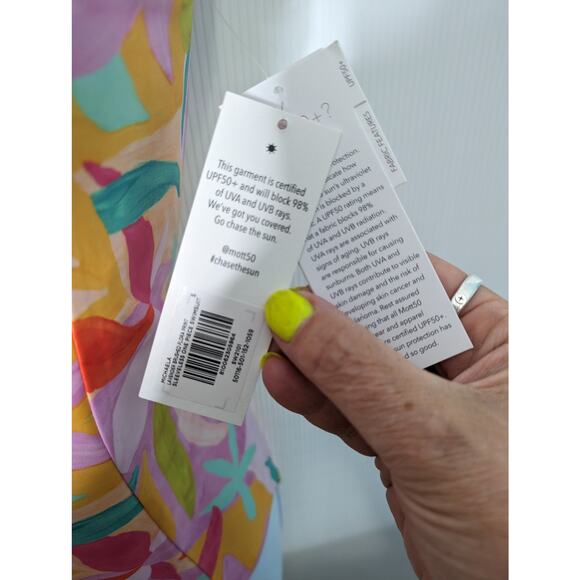 Mott 50 Michaela Sleeveless One Piece Swimsuit Brushed Flora Size S NWT - Picture 10 of 12